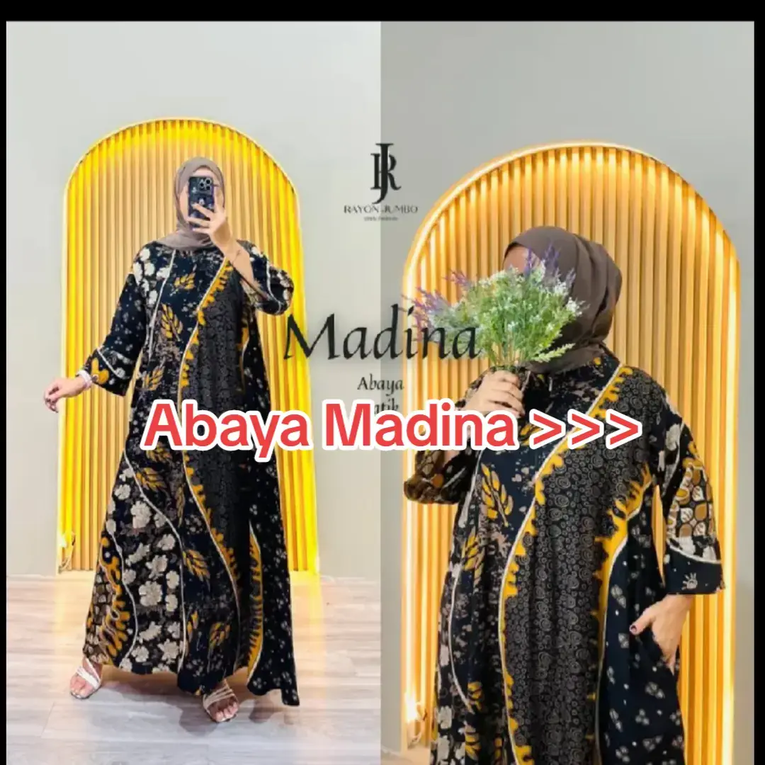 Abaya Madina Jumbo LD 130 Rayon Premium Resleting Depan - Abaya Mewah Elegan Kondangan Pengajian hanya Rp74.900! Jangan lewatkan! Ketuk tautan di bawah ini