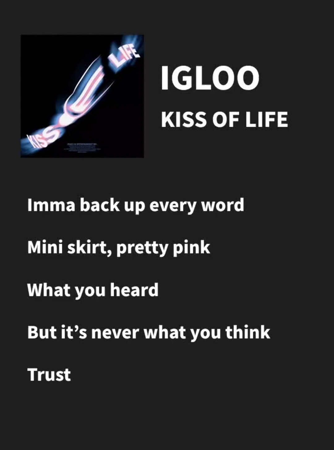 #lyrics #liriklagu #kpop #kissoflife #fyp 