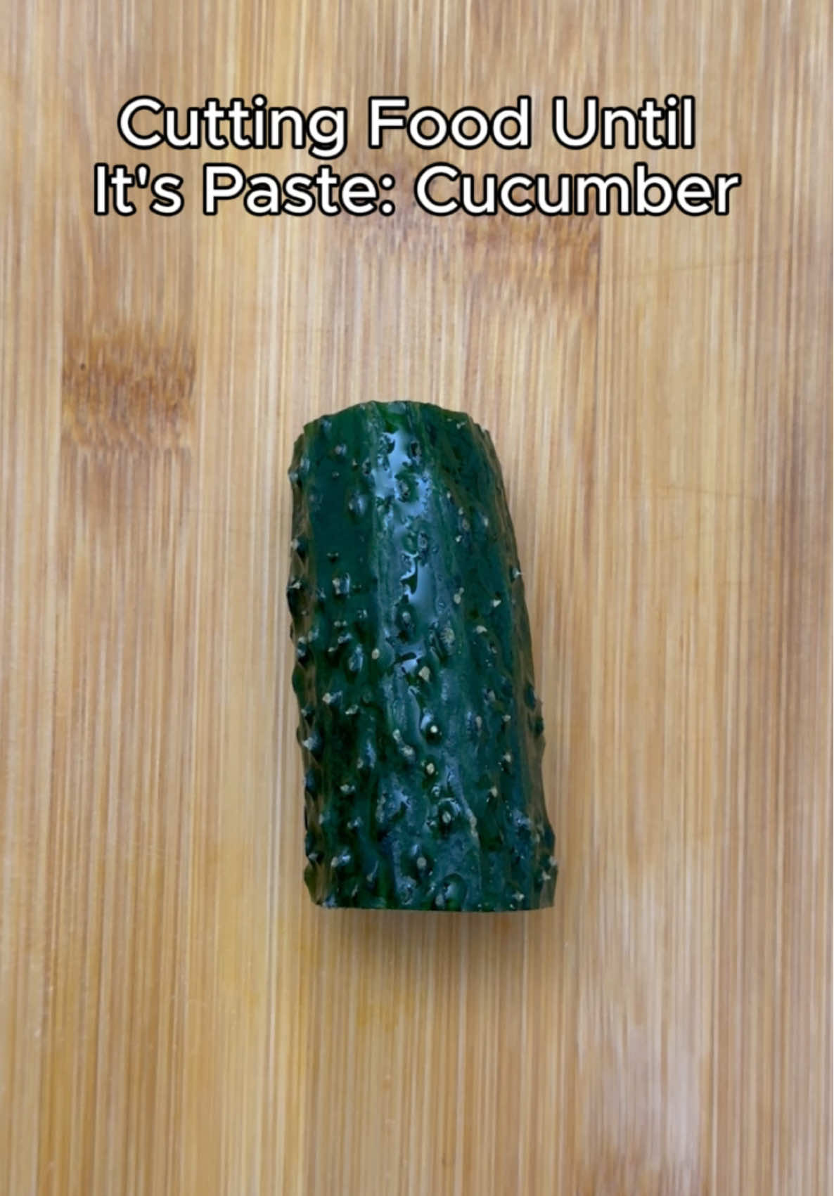 Cutting Food Until it's Paste: cucumber 🥒#satisfying #asmr #cuttingasmr #foodtiktok 