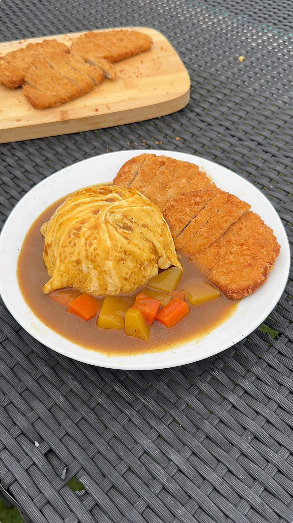 Curry Katsu with Tornado Omelette inspired by Yabu for my client's cravings. I love the crispiness and tenderness of CDO Premium Tonkatsu. #CurryKatsu #KatsuCurry #TornadoOmelette #CathCreations #EasyRecipe #JapaneseFood #Curry #ulamideas 