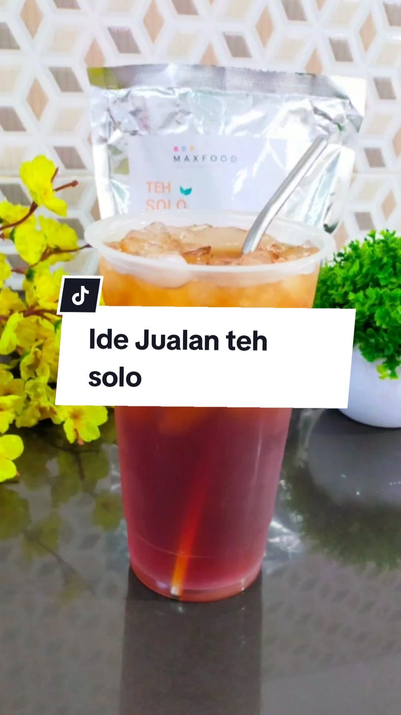 Ide Jualan teh solo 1 menit jadi 🥰 jualan es teh solo yg simpel anti ribet pakai bubuk teh solo dari @maxfood.official yg rasanya juara 🥰 #idejualan #maxfood #semuabisausaha #tehsolo #tehsolomaxfood  #jualanesteh 