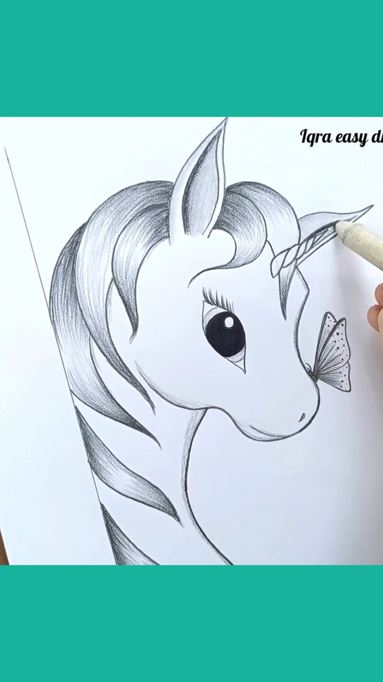 How to Draw Unicorn step by step  #jeshart #PencilSketch #art #viral #foruyou #foruoupage #trending #unicorn 