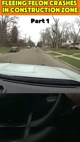 Fleeing Felon Crashes in Construction Zone#police #pourtoi #cops #copy #law #lawyer #lawyer #politica cops #viral_video 