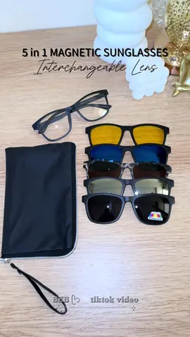 PERFECT GIFT FOR HIM 🤍 #fyp #fy #foryou #sunglass #sunglasses #sunglassestrend #interchangeablesunglass #giftforhim #giftideas #5in1sunglasses #tiktokfinds 