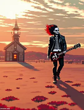 November Rain - Slash Guitar #slash #guitar #novemberrain #ponxart #rock #skull #artificialintelligence 