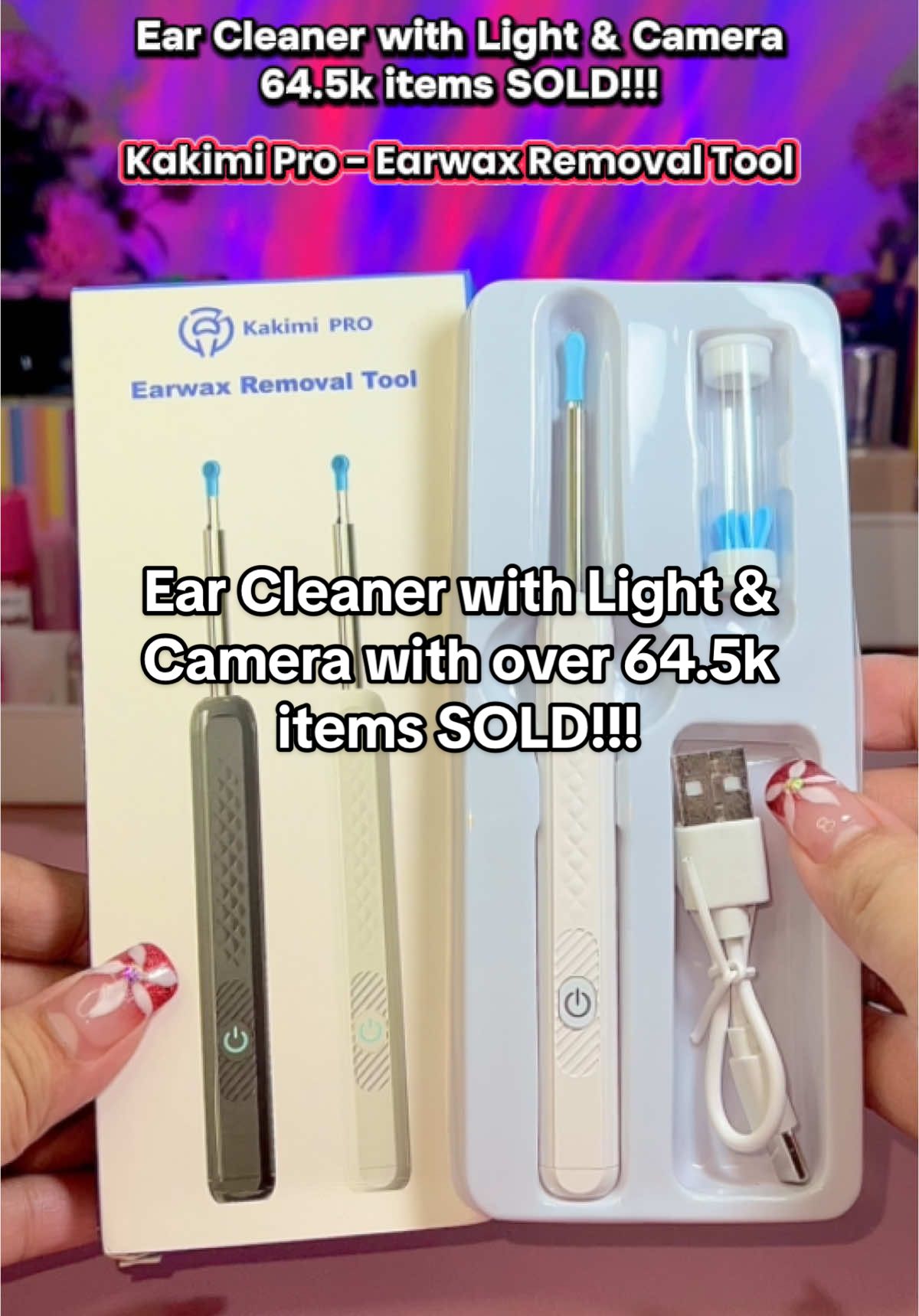 Ear Cleaner with Light & Camera 64.5k items SOLD!!! #earcleaner #earcleanerwithcamera #earwaxremoval #earwaxcleaning #earwaxremover #earwaxremmoval #earwaxcleaningtool @JOENARD BALBUENA MOLOS 