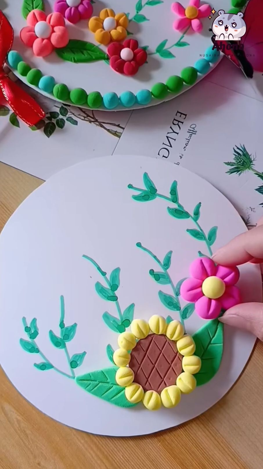 Diy Clay room decor  #clayart #arts #kids #kidstiktok #fyp #viral #diydecor #roomdecor #clay 