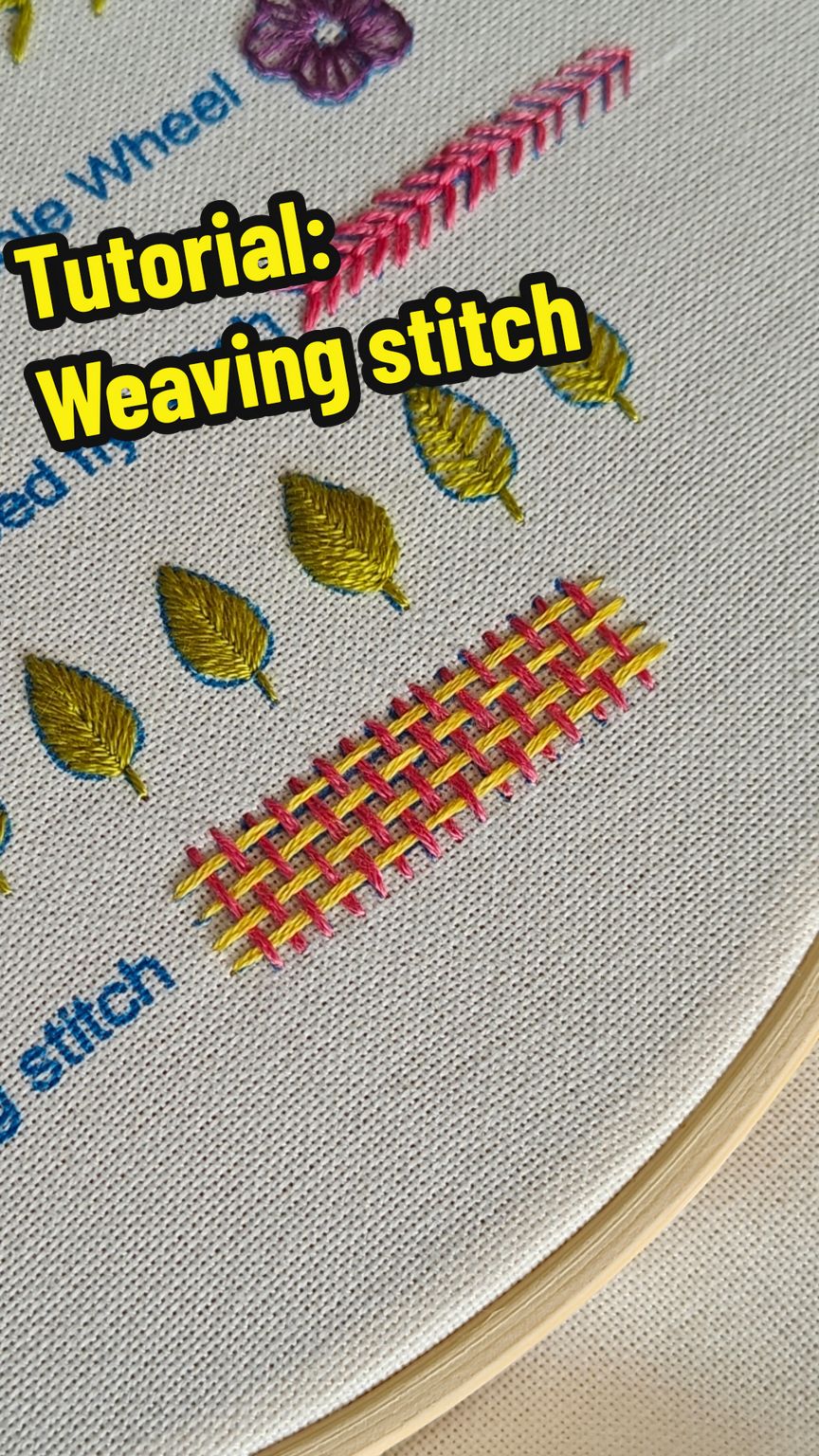 Embroidery tutorial: Weaving stitch Use this stitch to make baskets, flower buds or flower pots. An example of a flower bud:  @stitchwithme_x  In this video I'm using 3 strands of thread🧵  Launching my webshop very soon and this beginner kit will be available for purchase 🫶🏼 Subscribe or stay tuned for more embroidery stitches 🫶🏼  #SmallBusinessJourney #EmbroideryLovers #WebshopLaunch  #crossstitch #satisfying #satisfyingvideo #tutorial #lineart  #DIY #tutorials #idea #embroideryideas   #embroidery #needlework  #embroideryart #stitchingjoy #flower  #craftinghappiness #handmadestitches #threadedcreativity #modernembroidery #sewunique #embroiderylove #craftyhands #diystitching #trending #viral #artsy   #craft #fyp #fypシ #asmr  #calming #fun  #funny #aesthetic  #explore #explorepage #flowers #inspiration #embroiderydesign 