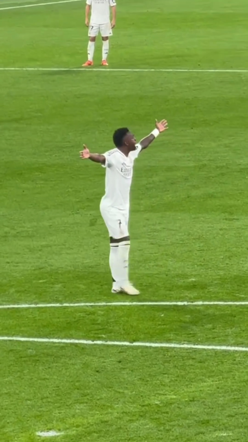 Vinicius angry 😂 #vinicius #fyp #viniciusjunior #vinijr #vini #halamadrid 