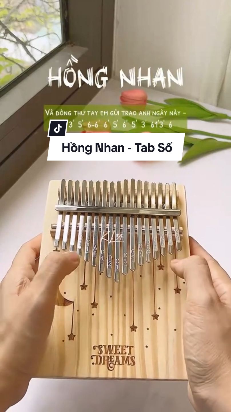 Trả lời @_riedepzai_ Hồng nhan - Tab số Kalimba 17 phím sweet dreams #kl34 #tabso #kalimba #kalimba17phim #hongnhang #hongnhangkalimba @Hiendiupham 