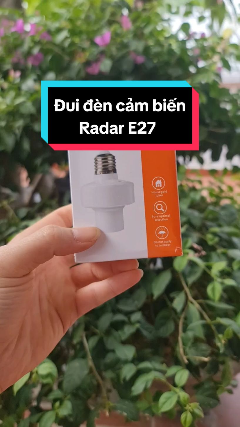 Đui đèn cảm biến radar E27 #đèn #duiden #duidencambien #radar #e27 