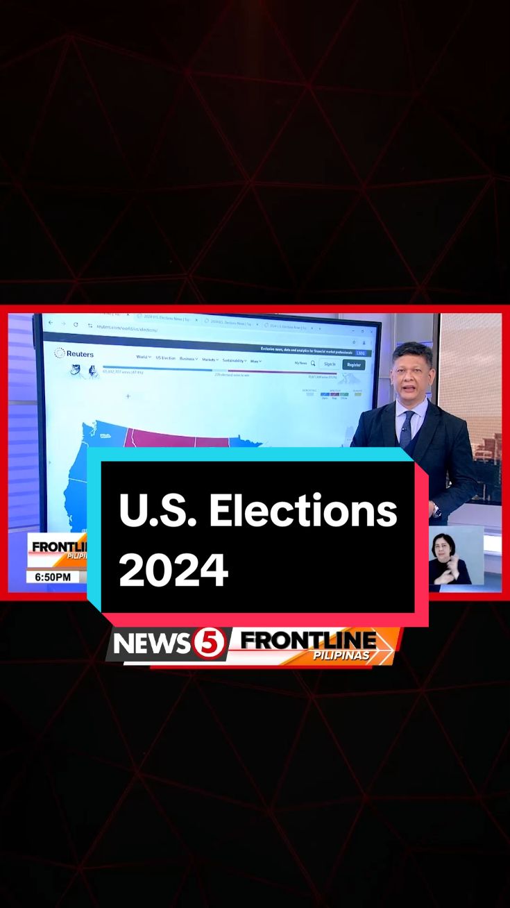 Balik-White House na si dating U.S. president #DonaldTrump matapos makakuha ng higit 270 electoral votes. #USElections2024 #FrontlinePilipinas #News5 #BreakingNewsPH