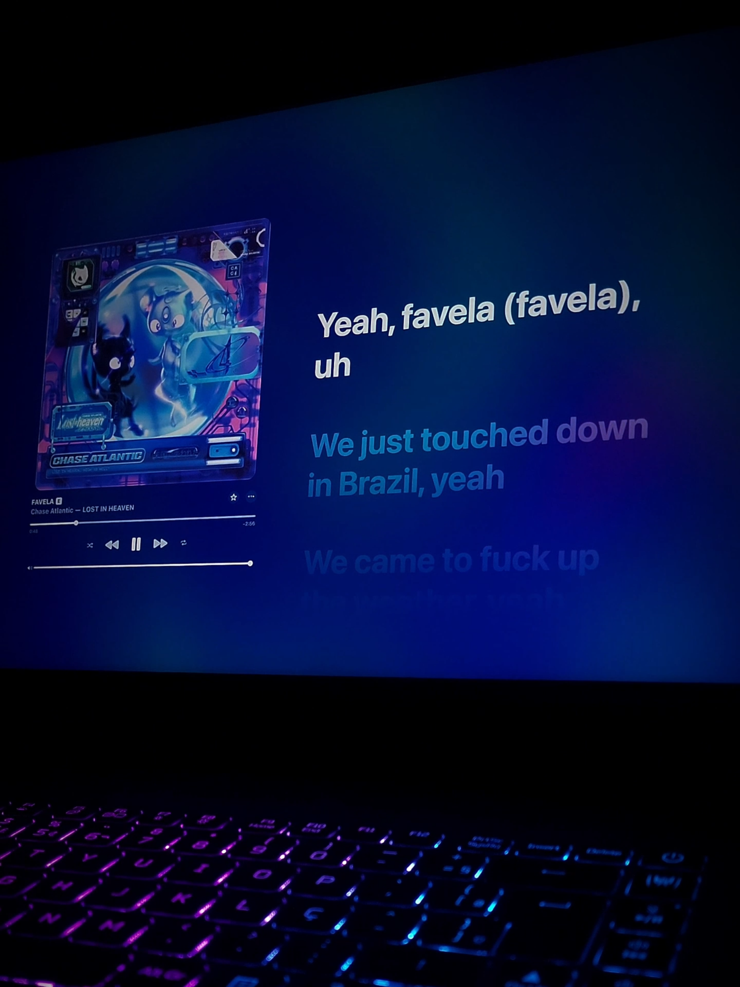 favela - chase atlantic #fyp #musica #lyrics #chaseatlantic