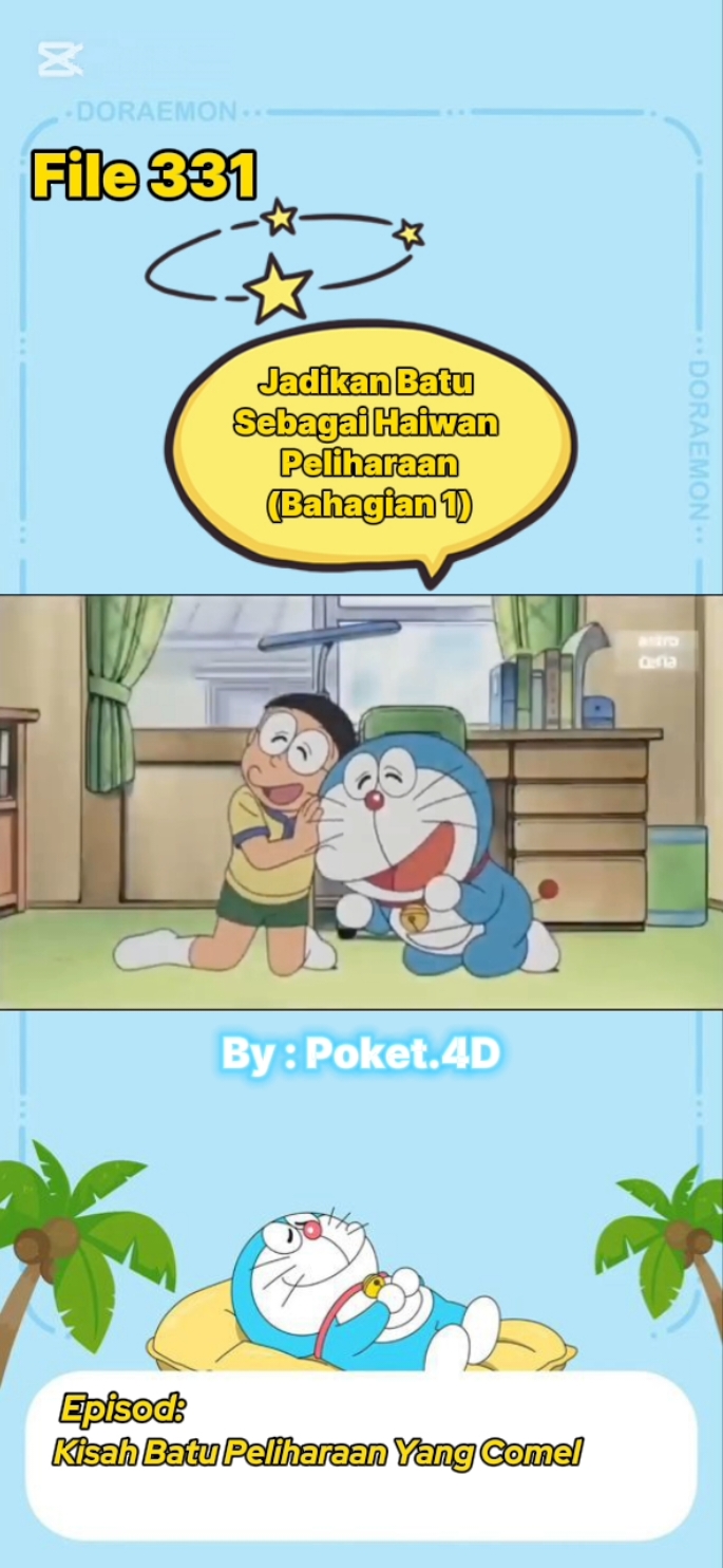 File 331-Jadikan Batu Sebagai Haiwan Peliharaan (Bahagian 1) #doraemon #doraemonmalaysia #fujikoffujio #nobita #shizuka #suneo #giant #godatakeshi