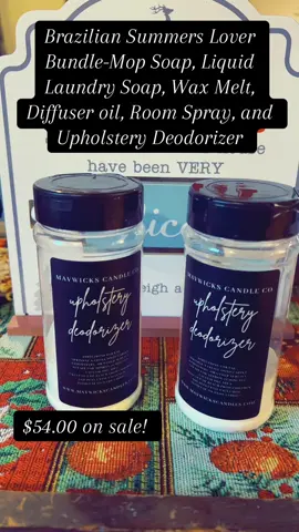 Mavwicks lover bundle is the best deal for Christmas! This is the perfect gift! All of this is $80.00 if added up but now for $54.00!!#mavwicks#fragrance #CleanTok #mopsoap #upholsterycleaning 