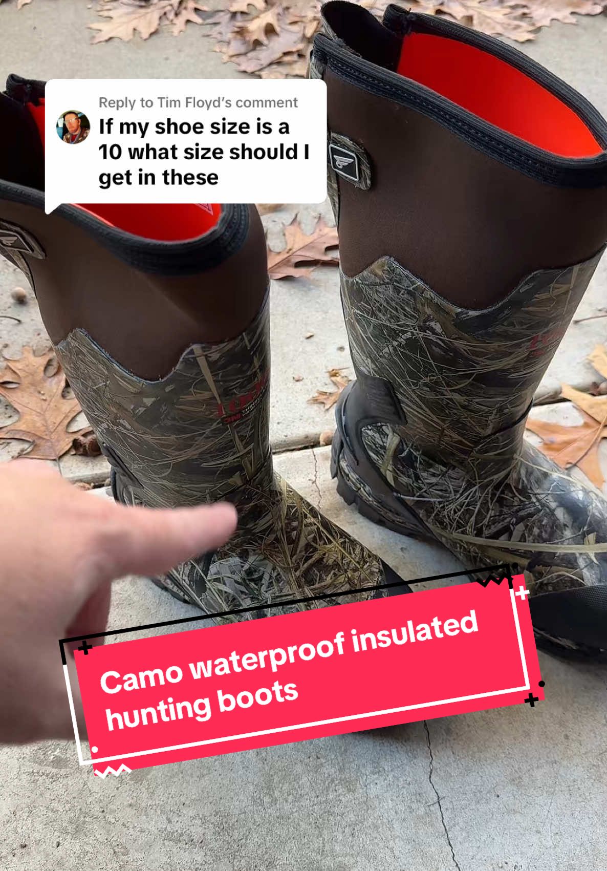 Replying to @Tim Floyd  camo waterproof insulated hunting boots #tiktokshopblackfriday #tiktokshopcybermonday #tiktokshopholidayhaul #stockingstuffers #GiftGuide #giftideas #boots #waterproofboots #hunt #hunting #deerhunting #deerhunter #huntingboots #hunts #hunter #deerhunts #bowhunting #bowhunter 