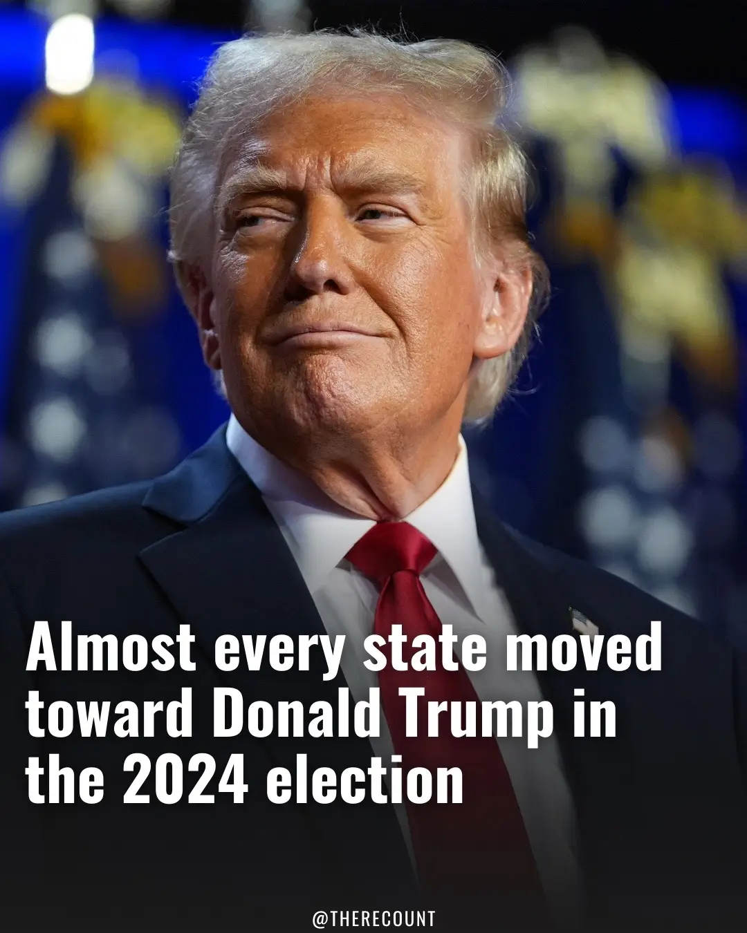 Unless you are in Washington state or Utah, you live in a state that moved toward Donald Trump in the 2024 election. While data, including likely millions of votes for Kamala Harris in California, are still pending, the president-elect has made widespread gains compared to his 2020 defeat. He improved on his margin in around 2,600 counties, per a New York Times analysis, and he lost ground in around 240. Across the country, Trump appeared to gain support in rural counties and consistently won counties that were close in 2020. And even in deep-blue counties he lost Tuesday and where Democrats historically reign, such as Queens County in New York City, the Republican sawed off Democratic support. #trump #donaldtrump #republican #election #2024election #electionresults #kamala #washingtonstate #utah #republicans #maga #fyp #news #politics #political #politicalnews #politicaltiktok #america 