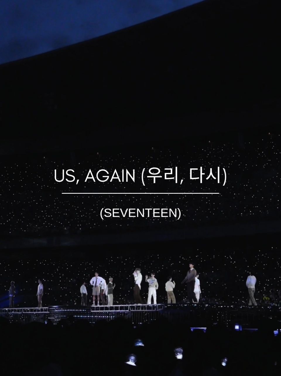 Ga bisa nahan air mata kalau denger lagu ini, apalagi pas denger yang Carat vers😭 #liriklagu #usagain #usagainseventeen 