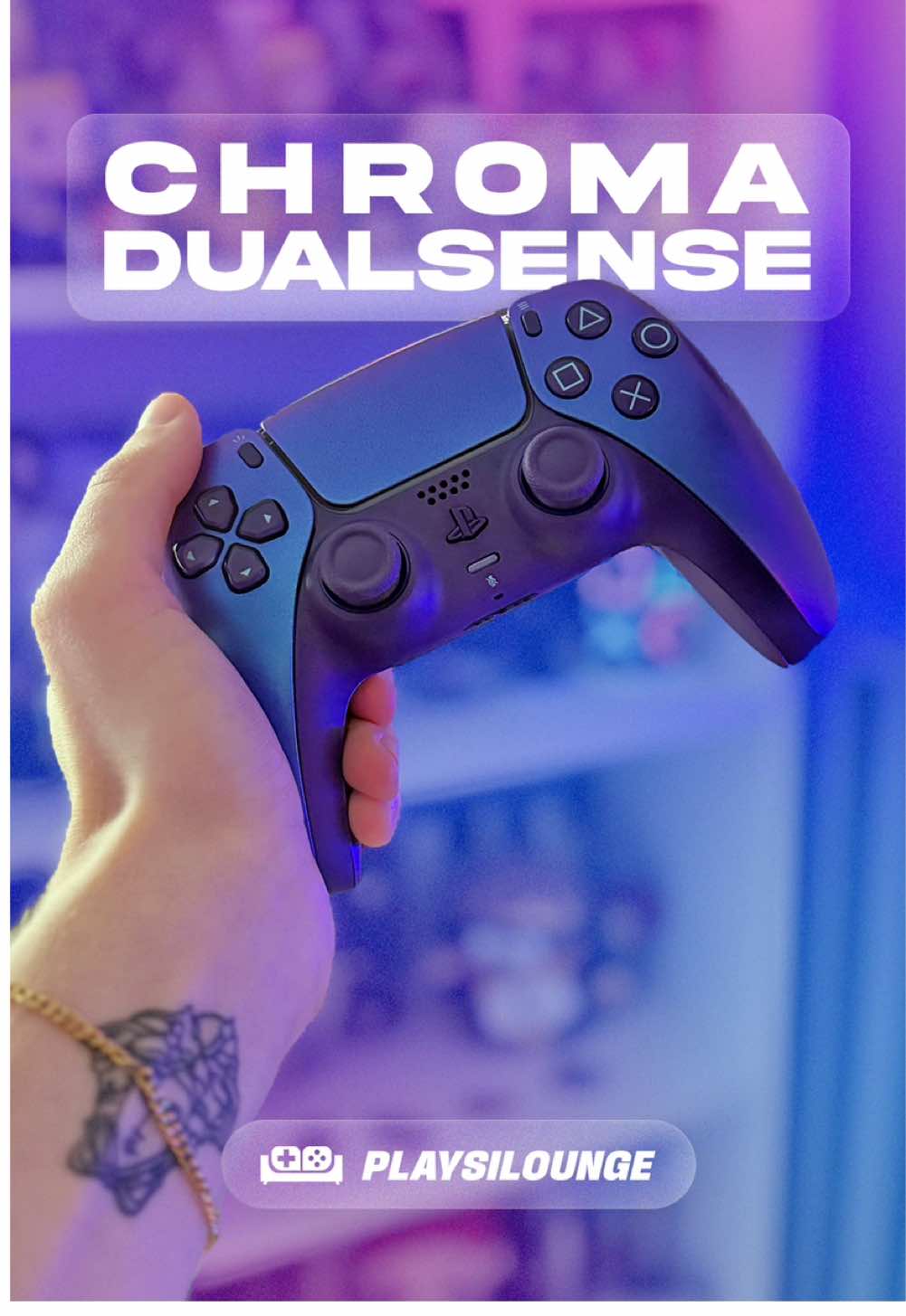 Das ist wohl der perfekte PlaysiLounge Controller! 😍 Er leuchtet, schimmert und wechselt die Farben, je nach Blickwinkel!  Wir haben den Chroma Indigo DualSense Controller – sieht der nicht einfach mega aus? ✨ Ab morgen gibt’s die Chroma Collection in den ersten beiden Farben! Vielen Dank an PlayStation für die Zusendung des Controllers! #Werbung . . . #PlaysiLounge #Gaming #GamingLifestyle #PlayStation #PS5 #PlayStation5Pro #DualSenseController #PS5Controller #PlayStationChroma #ChromaCollection #ChromaTeal #Teal  #fy #fyp #foryou #foryoupage