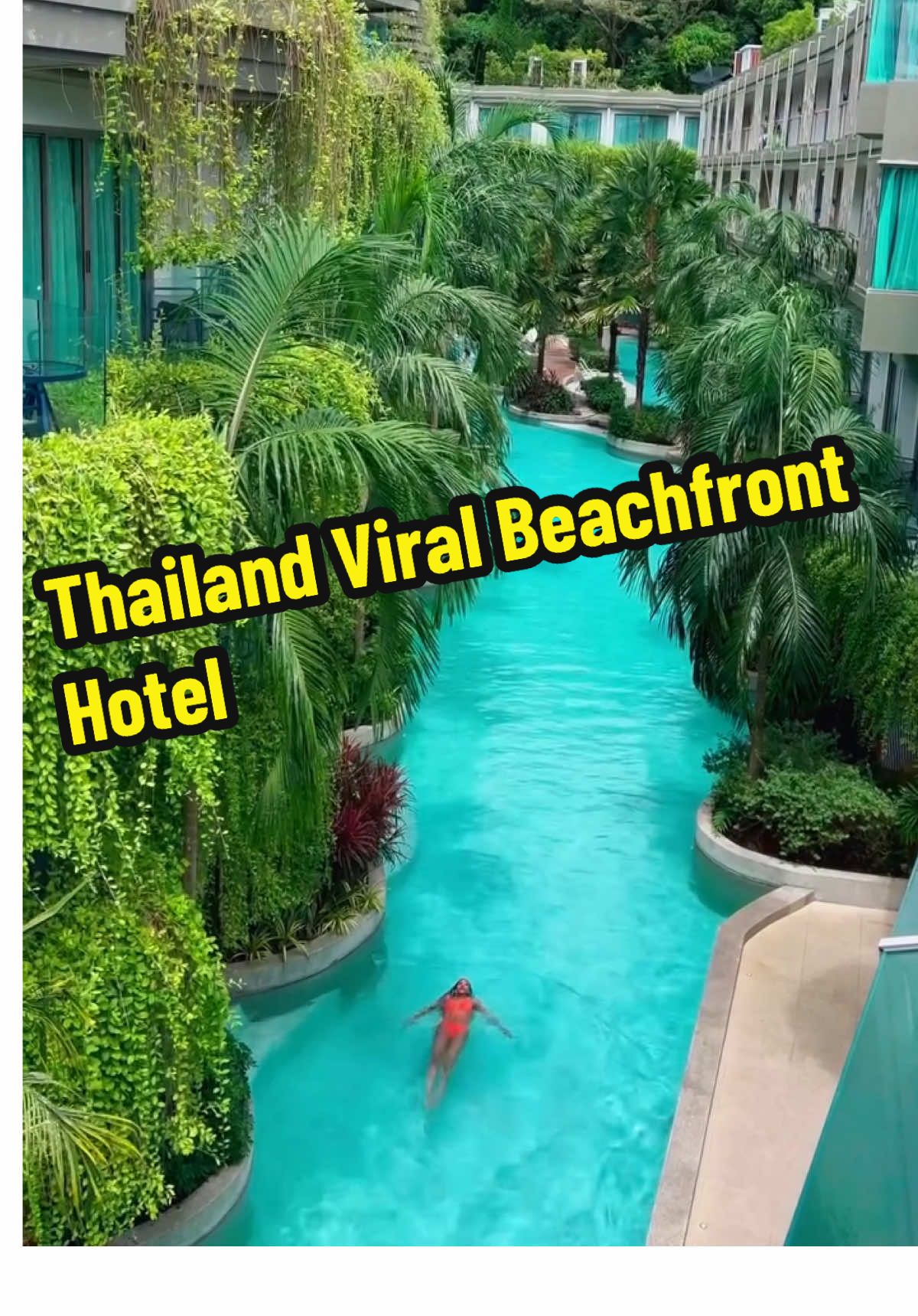 This lagoon is what gives. Stay tuned for more details on this instagram viral hotel in Thailand.  #instagramviralhotel #thailandhotel #lagoonhotels 