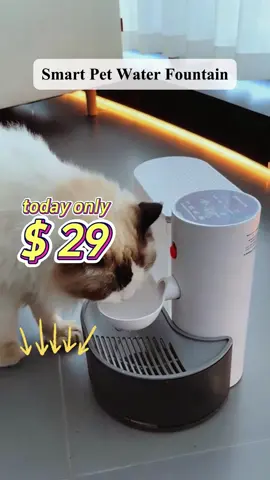 #catsoftiktok #fypcat #catwaterfountain #cat #dogwaterfountain #waterfountainforcats #petwaterbowl #waterfilter #dogs #tiktokshop  #tiktokshopblackfriday