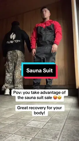 Best deal ever!! Time to recover our bodies after working out! #saunasuit #saunashirt #saunatime #sauna #Running #walking #cybermonday #blackfriday #treasurefinds #fallfinds #tiktokshopholidayhaul #tiktokshopcybermonday #tiktokshopblackfriday #fitnessjourney #GymTok #gym 