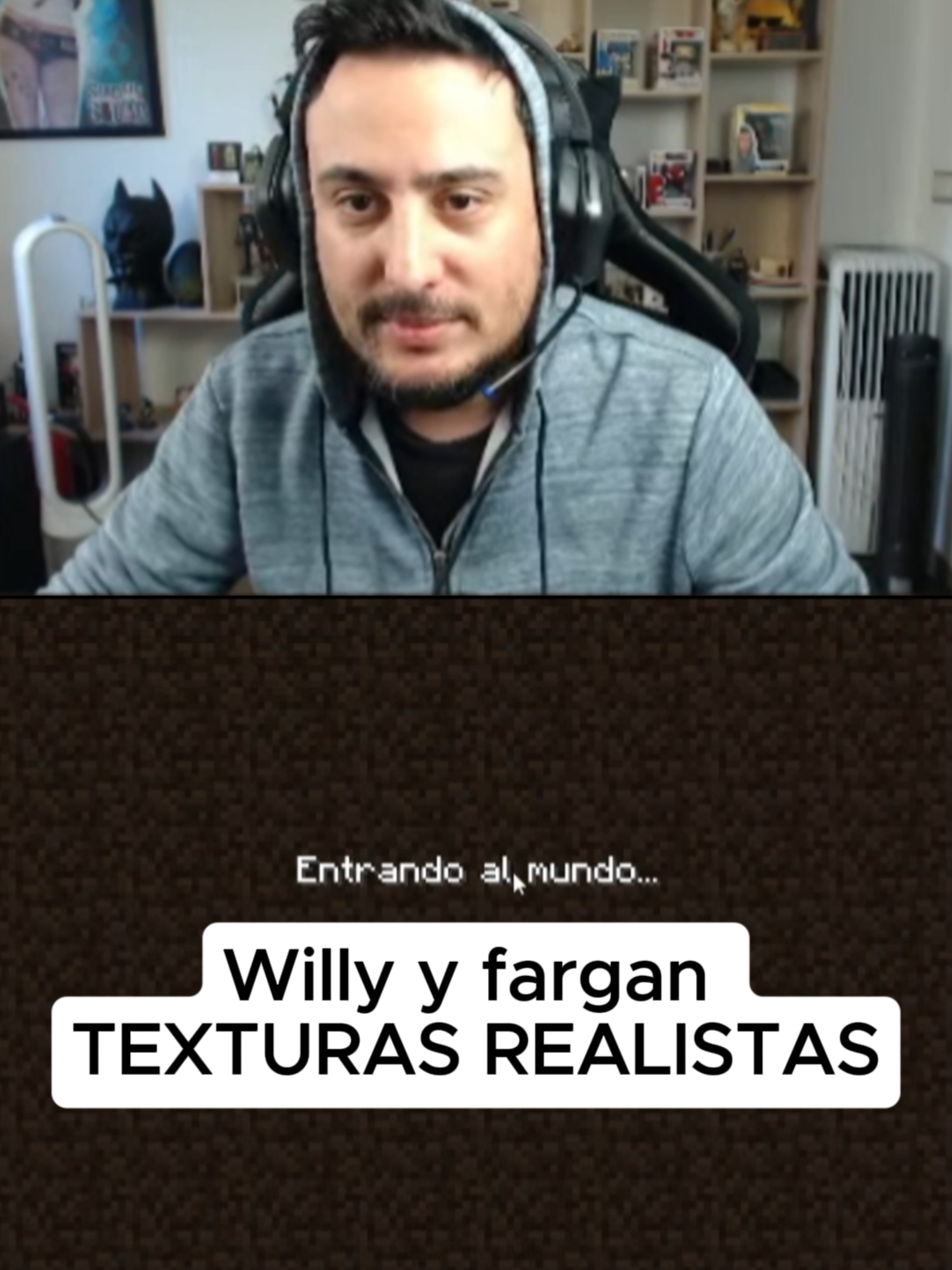 Willy y fargan TEXTURAS REALISTAS #fargan #willyrex #Minecraft #skyblock