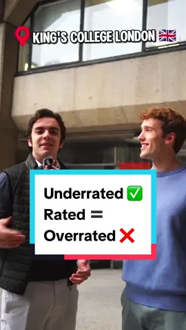Comment if you agree with these takes ✅❌ IG: russelladviser #underrated #rated #overrated  #interview #game #application #uk #studyintheuk #university #fy #fyp #foryou #study #student 