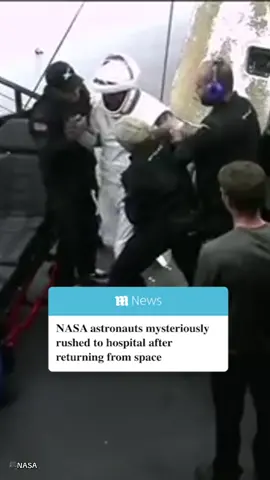 A crew of four NASA astronauts was recently hospitalized without explanation after returning to Earth on SpaceX's Dragon capsule. NASA revealed that one astronaut received medical care following the return, but it was recently revealed that all members had been taken to the hospital. NASA has not released any details about why the crew was hospitalized, which astronaut had to complete an overnight stay, or whether the medical issues were related to their return to Earth. 🎥NASA #nasa #spacex #mystery #news #space 