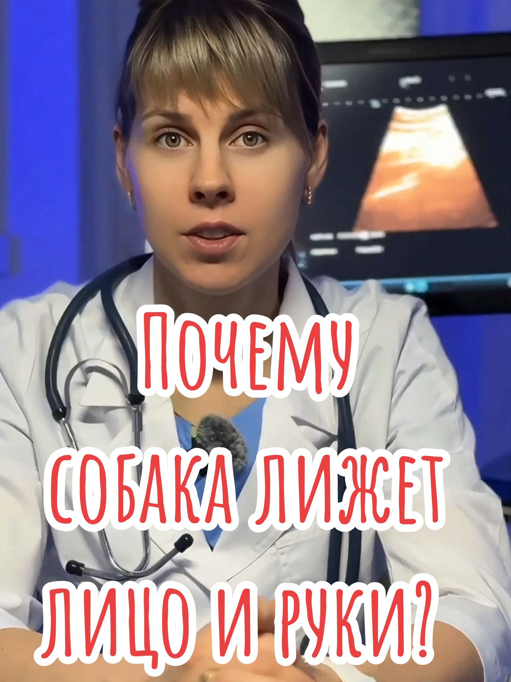 Почему собака лижет лицо и руки? #dog #veterinarian #собаки 