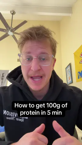 How to get 100 g of protein in five minutes