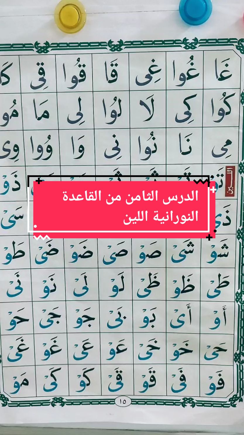 القاعدة النورانية الدرس الثامن اللين #الأستاذة_الحسنية  #تعليم #شرح #مخارج #الحروف  #القاعدةالنورانية 