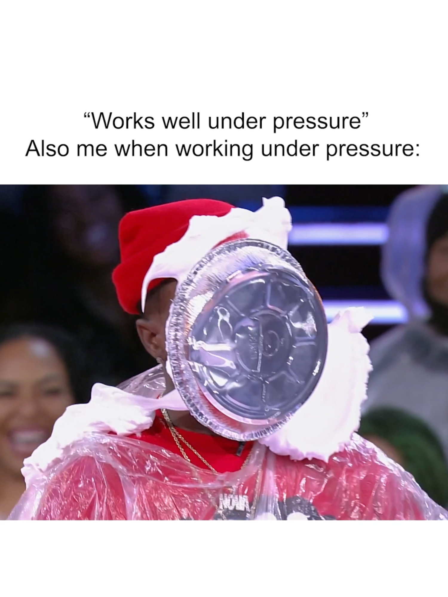 When all talk no action becomes a reality 🤣 #WildNOut #pieordie #dcyoungfly #pie #jokes #funny #relateable #pressure #rap #rapping #freestylerap #lol