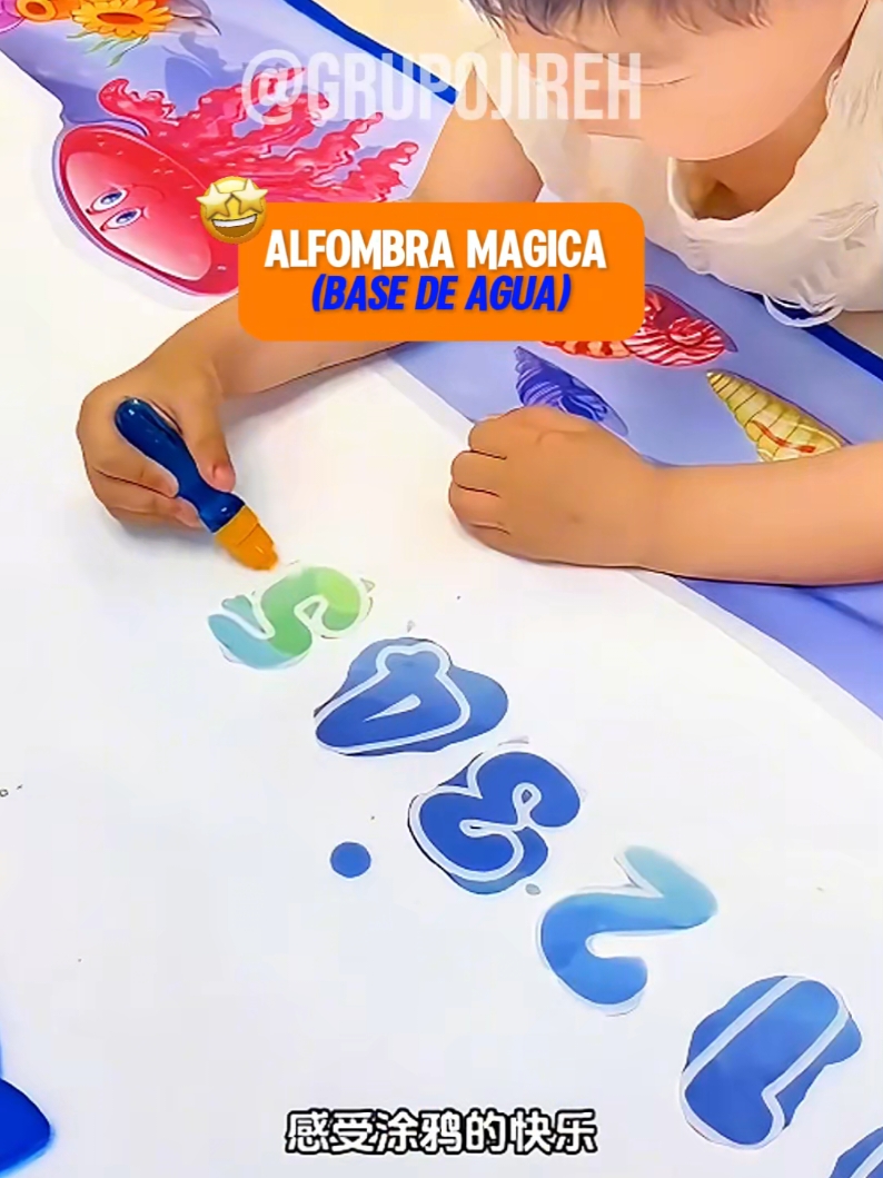 🎨 ¡Adiós a las manchas en las paredes!🤩 Con la Alfombra Mágica, tus peques pueden dibujar sin parar usando solo agua 💧 ¡Horas de creatividad, cero desastres! 🌈 100% Reutilizable y lleno de colores✅️  📣Pídelo ahora dándole clic al enlace o ingresa a nuestro perfil!🔥 #diversión  #alfombramágica  #creatividad #alfombramagica #juguetes #garabatos #kids #niños #pintura #dibujos #grupojireh 