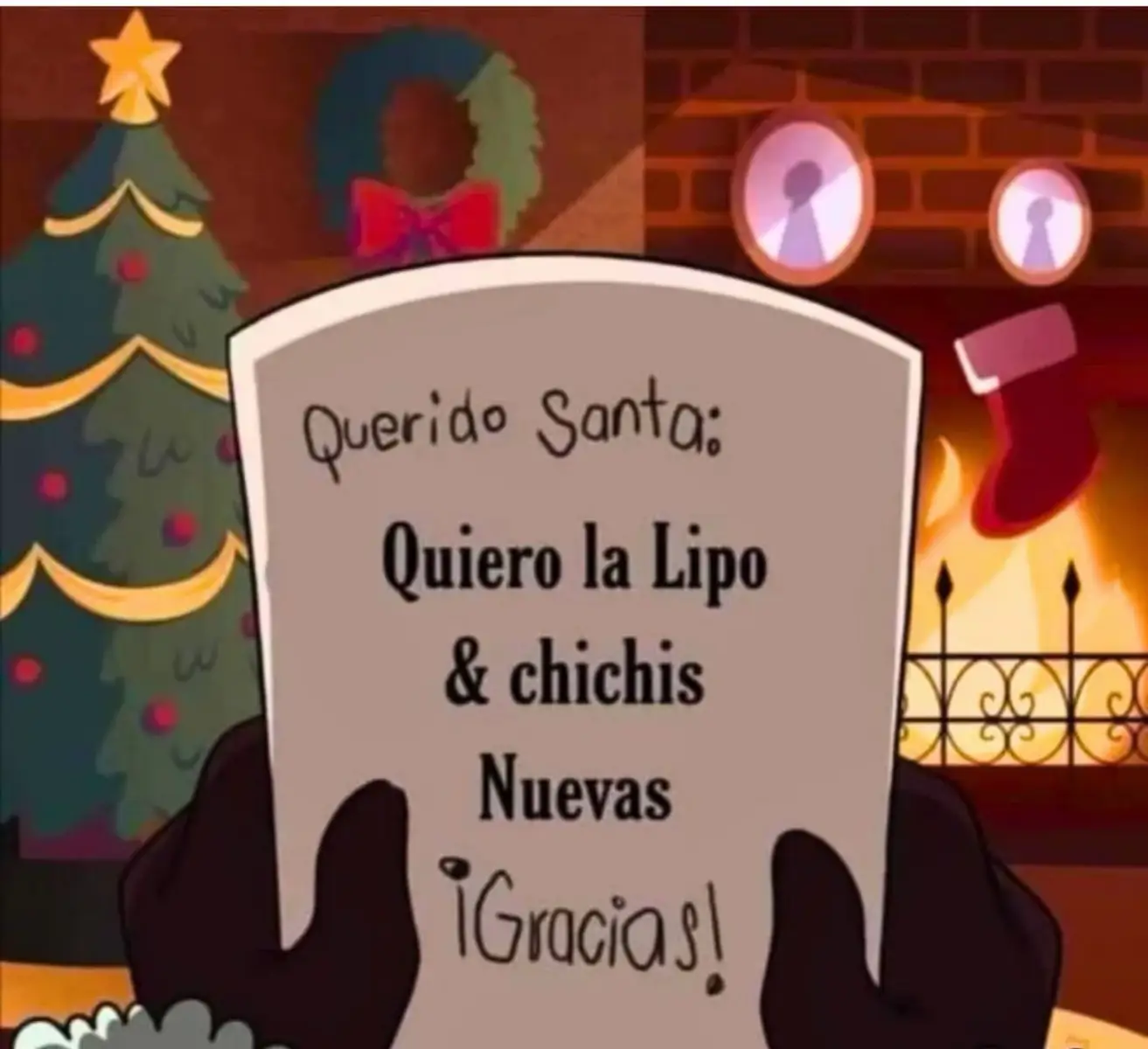 🎅 Querido Santa, este año he sido muy buena, y mi lista de deseos incluye una lipo y unos “chichis” nuevos. 😆✨ ¡El regalo perfecto para empezar el año con confianza y la mejor versión de mí misma! 🎄🎁 Hashtags: #QueridoSanta #RegaloDeNavidad #Transformación2024 #ConfianzaEnMí #CirugíaPlásticaDeSueño