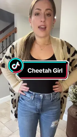 This is such a comfy yet stylish piece you need in your closet!  #cheetah #cheetahprint #sweater #womensfashion #tiktokshopblackfriday #tiktokshopcybermonday #styleinspo 