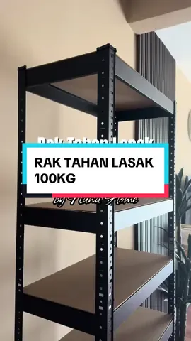 Alhamdulillah finally jumpa juga rak yang tahan lasak macamni.  #raktahanlasak #rak #shelf #household #barangrumah #rakbesi #kitchen #fyp #fypシ 