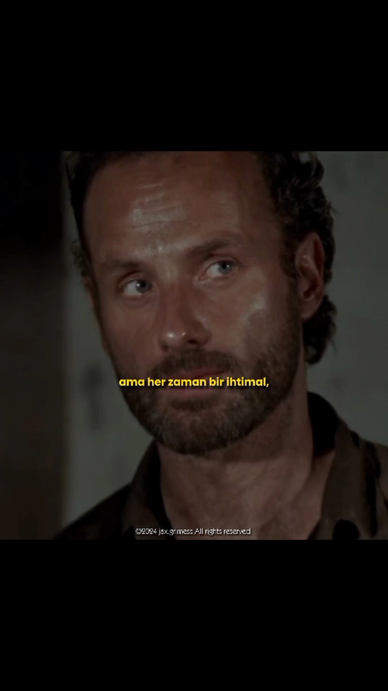 geriye sadece ufak ihtimaller kaldı  cr: @sefa  #rickgrimes #fyp 