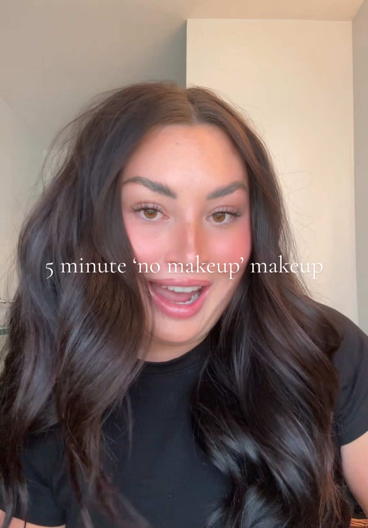 LOOK HOT + READY TO GO with these few steps! #5minmakeup #nomakeupmakeup #grwm @NYX Professional Makeup @elfcosmetics @Benefit Cosmetics @Bath & Body Works 