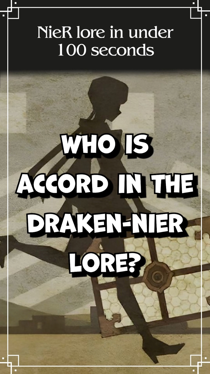 WHO IS ACCORD? NieR lore in under 100 sec 💫 #nierlore #nieredit #nierautomata #fyp #nier #nierreplicant #drakengard 