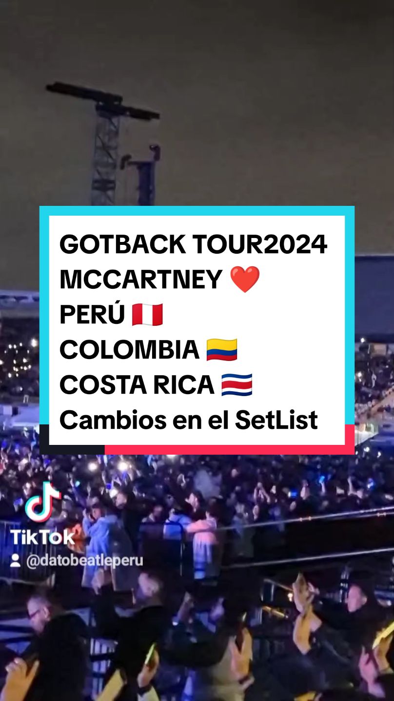 Paul McCartney oficialmente terminó su gira en sudamérica, el día ayer visito a nuestros hermanos de #costarica🇨🇷 ofreciendo un concierto espectacular. La siguiente parada es #Mexico y ellos si están bendecidos por Lennon y Harrison ya que en un año, lo están viendo por 3ra vez!  Los conciertos tocados en #peru🇵🇪 y #colombia 🇨🇴 tuvieron set list iguales, ninguna sorpresa para ambos pero si que se disfrutaron de igual manera las canciones tocadas.  . . . #paulmccartney #thebeatles #concerts 