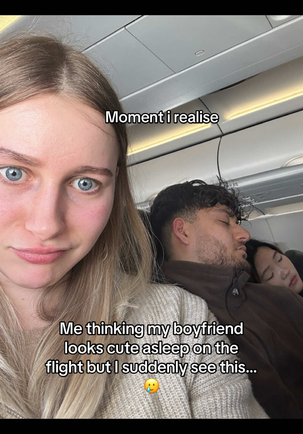 Oh😃let me just jump off the plane. #fyp #funny#viral #foryou #trending #couples 