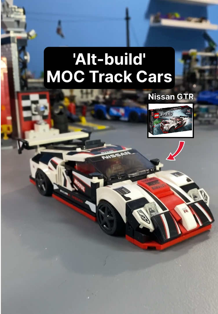 Building MOC track racers are my favorite SC to build. The easiest way to create these cars without having to order pieces is to turn an existing set into a completely different car. This process is referred to as an “alt-build”…Designers in the community👉🏼(which I am NOT)👈🏼take an existing Lego set and create a whole brand new build ONLY using the pieces that come in the set!…no extras, that’s the #1 rule! • The 3 alt-builds you see in this post are from sets: 76898 Jaguar • alt-build by @rebrickstudio  76896 Nissan GTR • alt-build by @schwimpy 76903 Corvette • alt-build by @rebrickstudio  Visit their accounts for information👆🏼on models or Rebrickable.com **Note: All the models in this post have been altered and modified by me. I added extra pieces to make the cars look like how I wanted them to look for my collection. • Custom rims on Corvette by @brickthebrick15  • Custom printed Michelin & Toyo Tires by @brickvisions available at Brickvisions.com link 🔗 in bio on my Linktree. • • • #lego #legospeedchampions #speedchampionsraceway #toys #legocar 