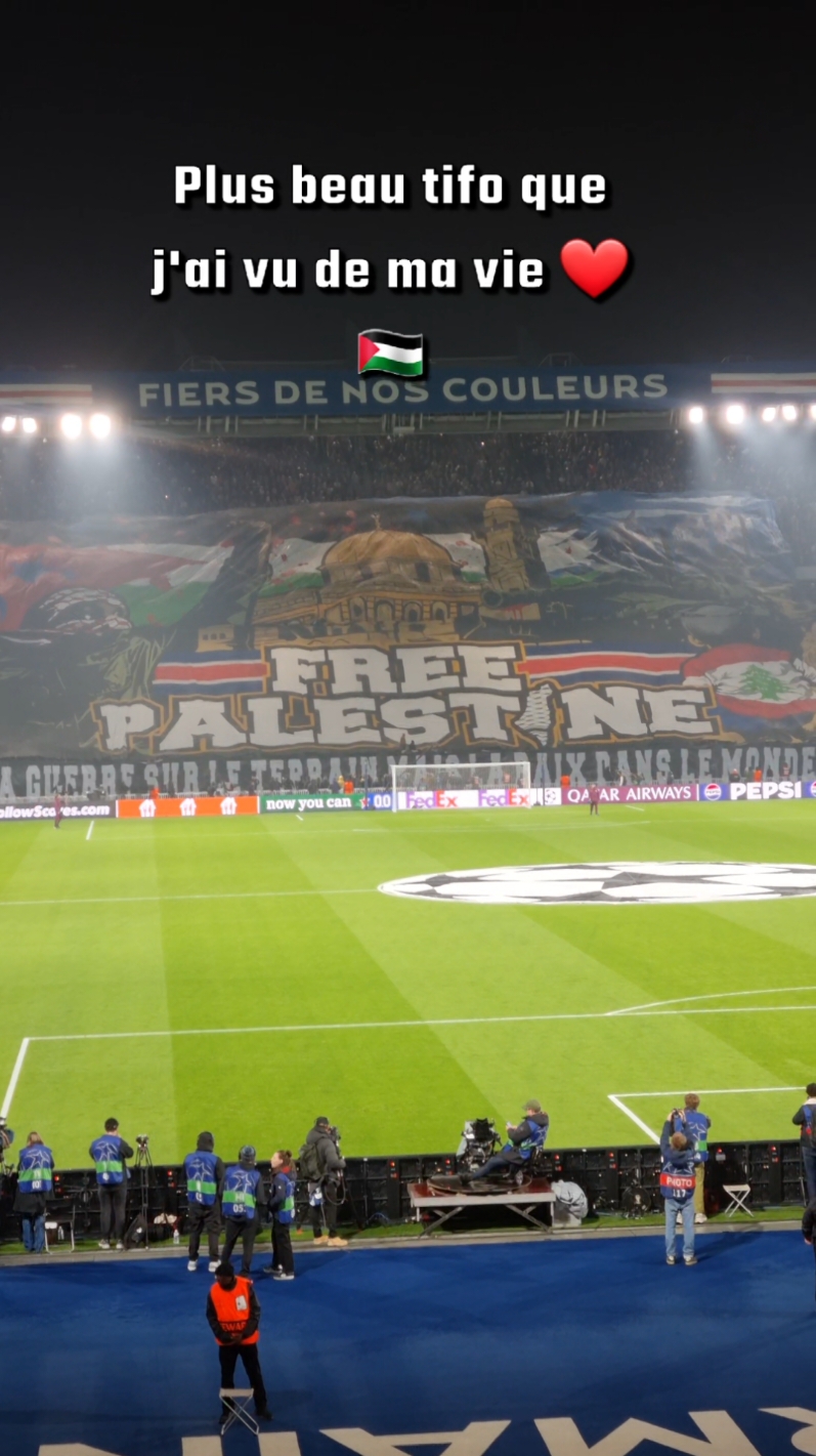 #psg #championsleague #palestine #freepalestine #foot #pov #pourtoi #tifo #parcdesprinces 