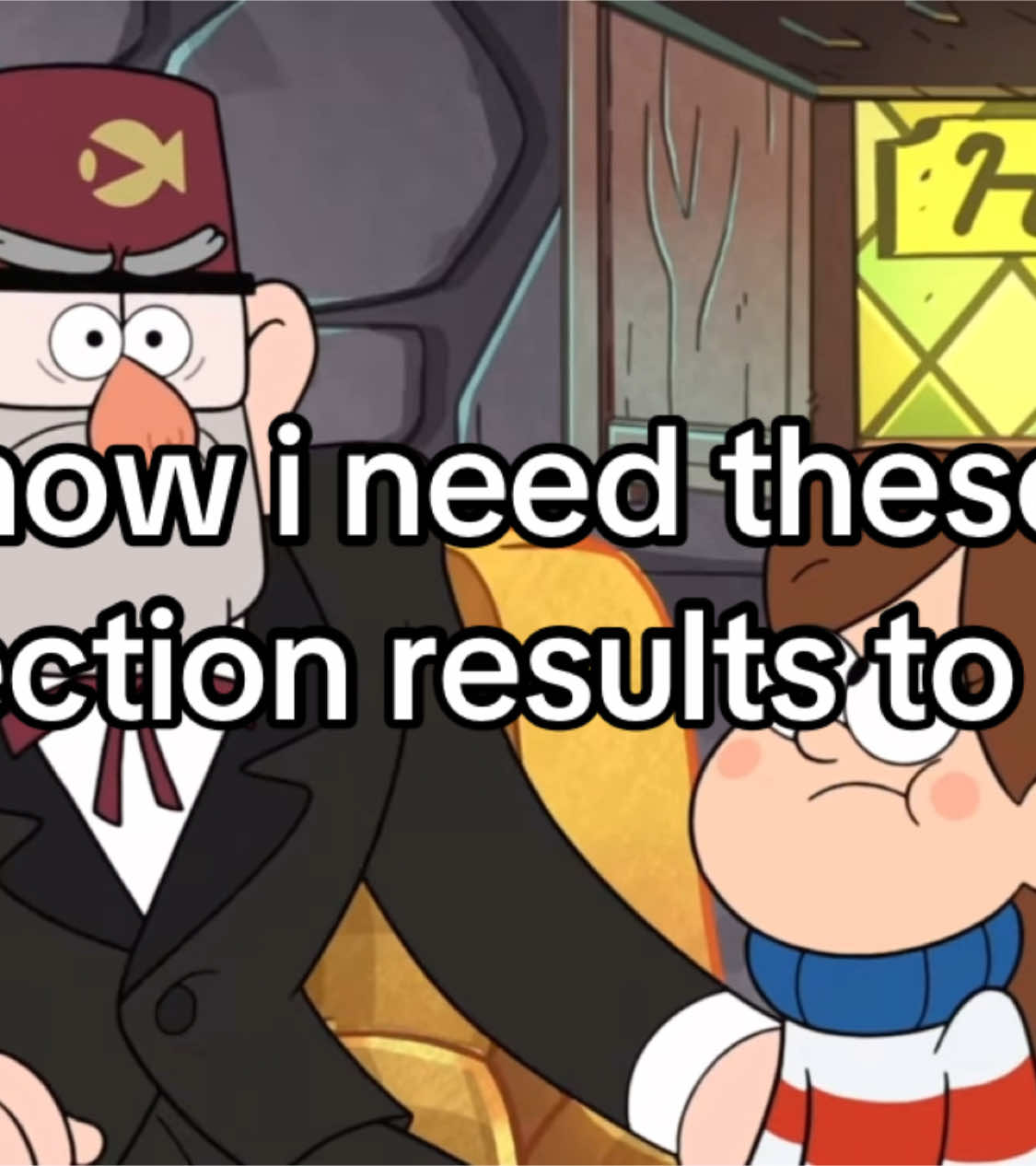 at this point i’ll sooner take the triangle for president #gravityfalls #uselection #election2024 also stan im so sorry to compare you to Him but the episode fit 