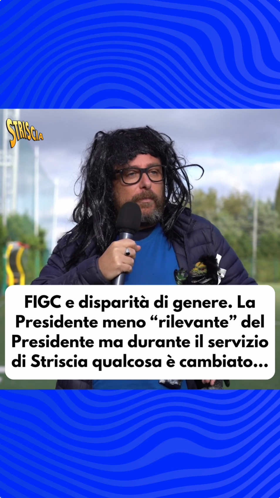 FIGC e disparità di genere. La Presidente meno “rilevante” del Presidente ma durante il servizio di Striscia qualcosa è cambiato...  Al link in bio il video completo #Striscialanotizia @pinuccio #Pinuccio #canale5 #perte #fyp #viral 