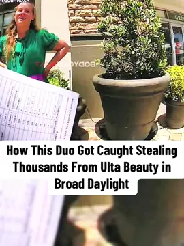 How This Duo Got Caught Stealing Thousands From Ulta Beauty in Broad Daylight #police #crime #cops #fyp #copsoftiktok 
