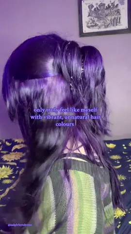 In another universe my hair is naturally purple 💜🔮⭐️ ~ #hairtok #dyedhair #hairdye #purplebair #vibranthair #relatable #foryoupage #trending #explorepage #hairinspo #hairideas 