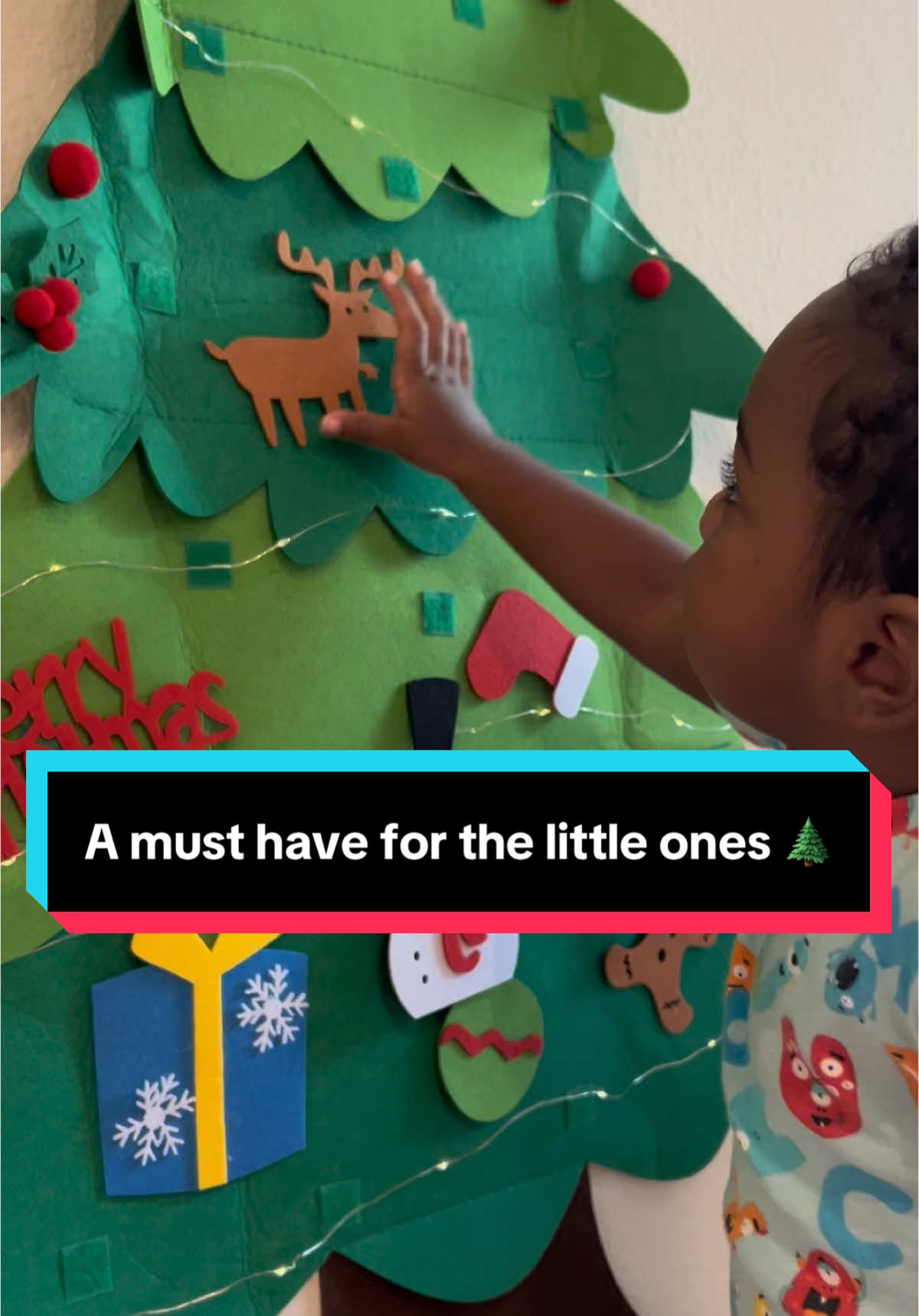 Watching him decorate his tree is the cutest 🫶🏽🎄🎄🎄 #christmas #christiantiktok #holidaycountdown #holidays #giftsforkids #giftideas #christmasgiftideas #xmas #toddlers