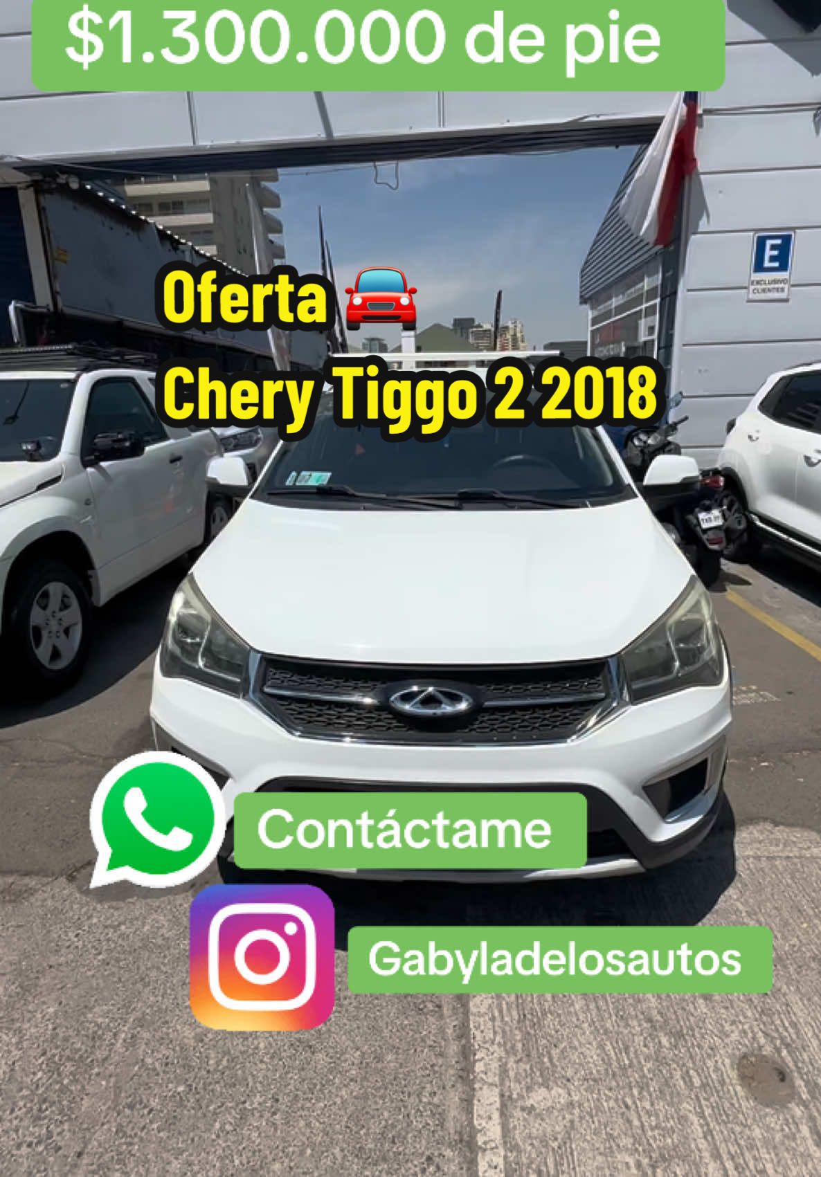 Chery tiggo 2 2018🚘 💰Pie $1.300.000 📆Año: 2018 🛤️Kilometraje: 98.000 ⛽️Combustible: Bencina  contáctame📲  Recibimos tu vehículo en parte de pago, vale vista, transferencia, tarjeta de crédito  #autos #autossantiago #chileautos #santiagodechile #compramostuauto #creditoautomotriz #comprasegura #tarjetadecredito #jyrautos #creditofacil #creditoseguro #creditoalamano #cotizatuauto #consignacion #facil #rapido #seguro #vendetuauto #ford #audi #mazda #nissan #kia #renault #chery #mg #autosalmejorprecio #autoenventa cochesusados #automotriz #silverado